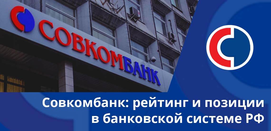 Совкомбанк: рейтинг и позиции в банковской системе РФ