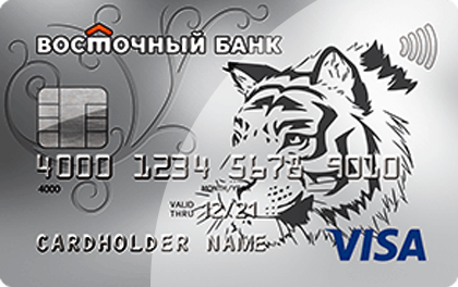 Кредитная карта Cash-Back банка Восточный