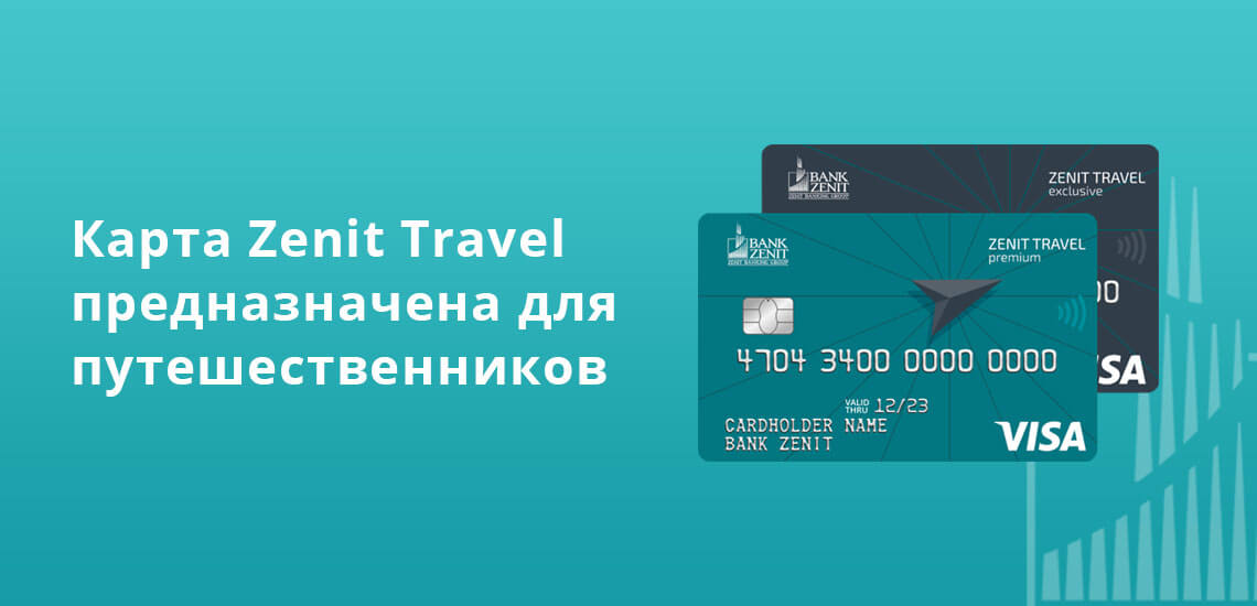 Карта Zenit Travel от Зенит банка предназначена для путешественников 
