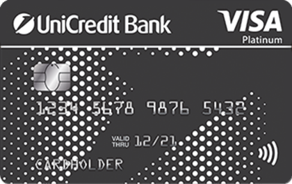 Дебетовая карта ЮниКредит Банк Visa Platinum оформить онлайн-заявку