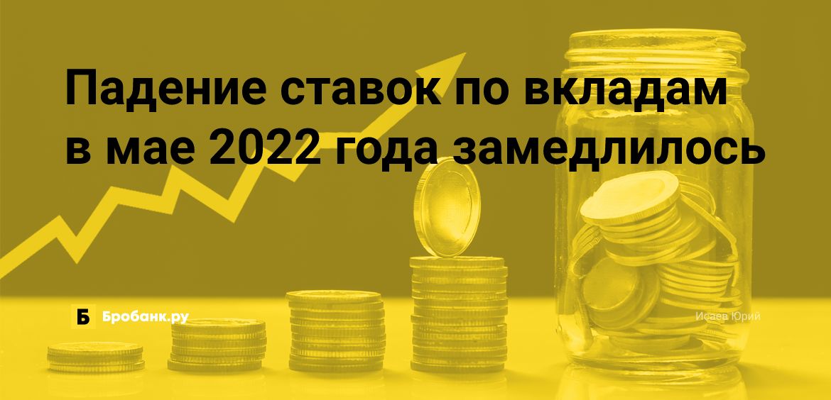Падение ставок по вкладам в мае 2022 года замедлилось | Микрозаймс.ру