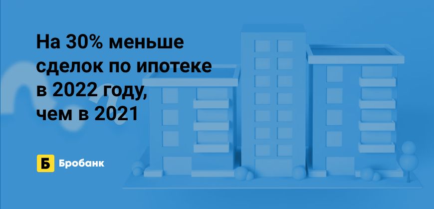 Число ипотечных сделок в 2022 году упало на треть | Микрозаймс.ру