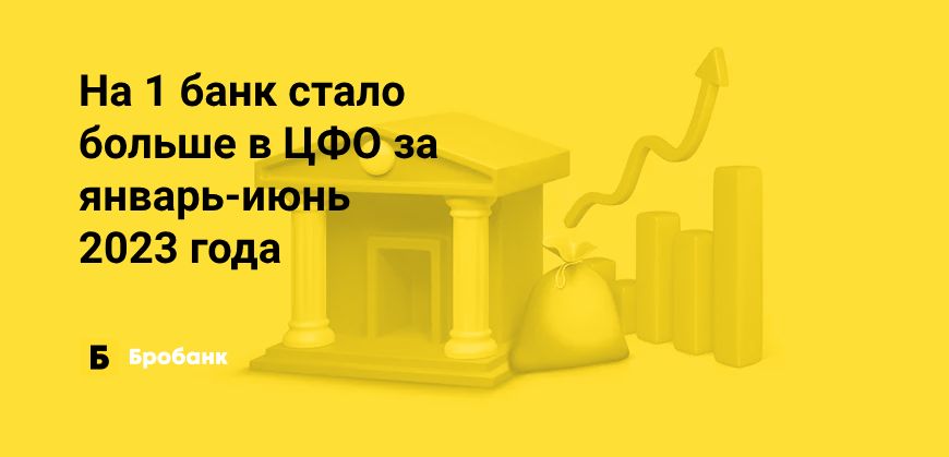 Число банков в первой половине 2023 года выросло только в ЦФО | Микрозаймс.ру