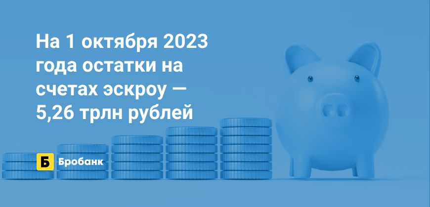 Остатки на счетах эскроу превысили 5 трлн рублей | Микрозаймс.ру