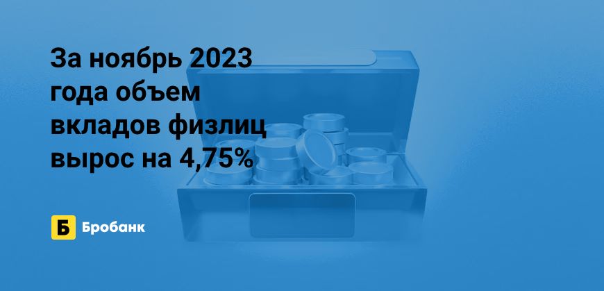 В ноябре 2023 года максимальный прирост вкладов физлиц | Микрозаймс.ру