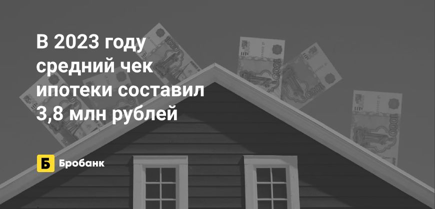 За 2023 год средний чек ипотеки вырос на 9,51% | Микрозаймс.ру