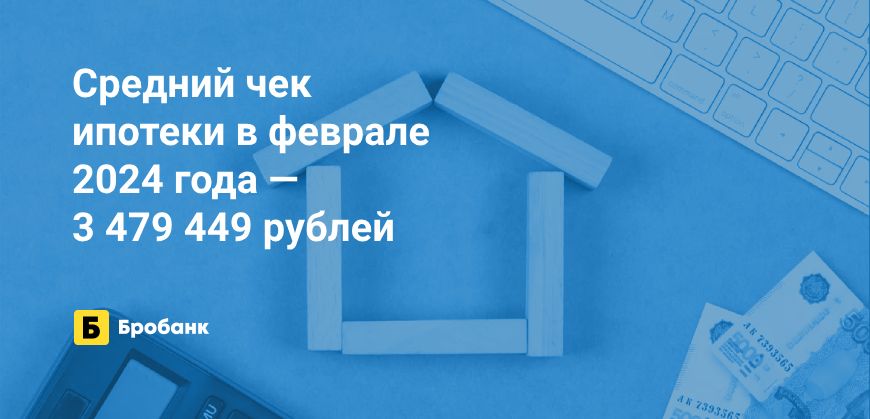 Средний чек ипотеки в начале 2024 года сокращается | Микрозаймс.ру