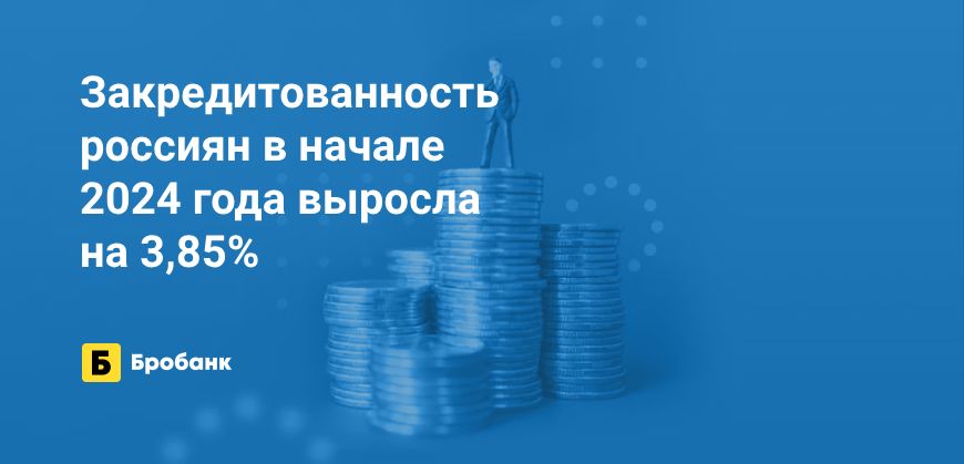 Закредитованность россиян в начале 2024 года выросла | Микрозаймс.ру